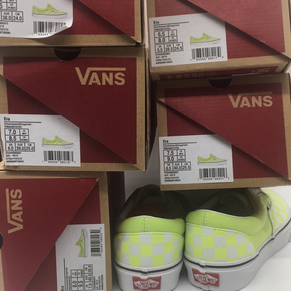 COPY - VANS ERA CHECKERBOARD shrpgrtrwht  men’s - Picture 8 of 16